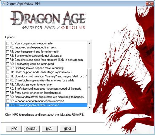 Dragon Age: Начало - Dragon Age Mutator